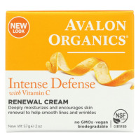 Avalon Organics Intense Defense with Vitamic C Renewal Cream, 2 Ounce New In Box