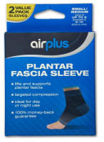 Airplus Plantar Fascia Sleeve Provides Heel and Arch Support, 2-Pack Size Women 5-10, Mens 7-8 New In Box $29