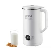 Vevor Nut Milk Maker 21 oz. Single Speed Countertop Blenders stainless steel white 8-in-1-Soymilk Maker with 8-Leaf Blades New In Box $99