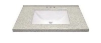 Woodcrafters Home Products Single Bowl Vanity Top 31" x 22" $399