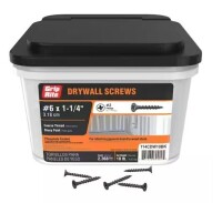 Grip-Rite #6 x 1-1/4 in. #2 Phillips Bugle Head Coarse Thread Sharp Point Drywall Screw 10 lb. bucket New $79