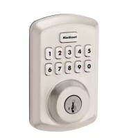 Kwikset Powerbolt 250 10-Button Keypad Satin Nickel Transitional Electronic Deadbolt Door Lock $199