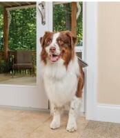 PetSafe 10-1/4 in. x 16-3/8 in. Large White Freedom Patio Panel (91 in. to 96 in.) Pet Door New In Box $399