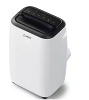 AIRO COMFORT 14,000 BTU Portable Air Conditioner Cools 700 Sq. Ft. with Dehumidifier in White On Working $529