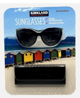 Kirkland Signature Polarized Anti-Reflective Lenses Sunglasses with Case New In Box $79