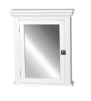 Zenith Early American 22-1/4 in. W x 27 in. H x 5-7/8 in. D Framed Surface-Mount Bathroom Medicine Cabinet in White New In Box $299