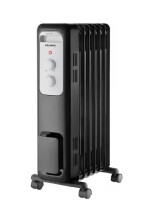 Pelonis 1,500-Watt Oil-Filled Radiant Electric Space Heater with Thermostat New In Box $109