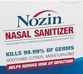 Nozin Nasal Sanitizer Nozaseptin Formula Advanced Antiseptic Kills 99.99% of Germs Helps Reduce Risk of Infection, 200 POPSwabs New In Box Best by 1/2028