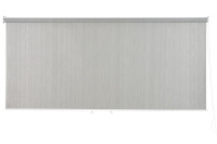 PHI VILLA Outdoor Patio Roller Shade 7.5 ft Width x 6 ft Height, Exterior Sun Shade Roll Up on Privacy, Grey New In Box $199