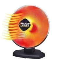 Handy Heater 1200-Watt Electric Oscillating Ceramic Parabolic Space Heater On Working $119