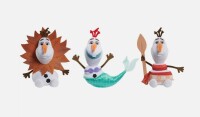 Disney Frozen Olaf Presents 3-Piece Plushie Pack, Small Stuffed Toys, Officially Licensed / Do, Re & Mi Deluxe Feature Plush - 10-Inch ‘Mi’ The Blue Jay Plush with Lights and Sounds, with Attached Guitar New Assorted In Package Factory Sealed $79