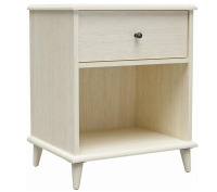 Ameriwood Home Farnsworth Nightstand, Ivory Oak New In Box $199