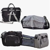 Shway Baby Diaper Bag with Changing Station - Mom and Dad Diaper Bag - Black New $120