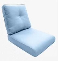 Gymojoy 22 in. x 24 in. 2-Piece CushionGuard Deep Seating Outdoor Lounge Chair Replacement Cushions New In Box $219