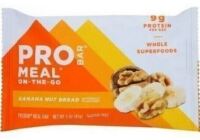 Probar Meal On The Go Banana Nut Bread, 3 Ounce / Probar Organic Mint Chocolate Core Bar, 2.46 Ounce / Assorted