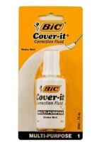 BIC Cover It Correction Fluid Stationery 0.7 oz New In Box