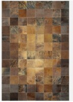 Couristan Chalet Tile Geometric Cowhide Handmade Area Rug 9'4" x 13'4" New $2499