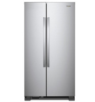 Whirlpool 36-inch Wide Side-by-Side Refrigerator - 25 cu. ft. - Monochromatic Stainless Steel (WRS315SNHM) On Working $1999