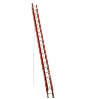 Werner 40 ft. Fiberglass Extension Ladder (37 ft. Reach Height) with 300 lb. Load Capacity Type IA Duty Rating $699