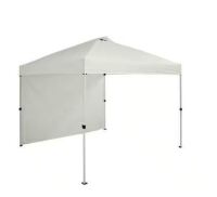 Everbilt 10 ft. x 10 ft. Commercial Instant Canopy-Pop Up Tent with Wall Panel White $299