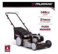 Murry 21 in. 140 cc Briggs and Stratton Walk Behind Gas Push Lawn Mower with Height Adjustment and with Mulch Bag $499