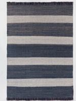 Threshold Designed with Studio McGee 5'x7' Highland Hand Woven Striped Jute/Wool Area Rug Blue New $199