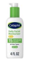 Cetaphil Daily Face Moisturizer with SPF 15 Fragrance Free - 4 fl oz / Cetaphil Gentle Skin Cleanser Normal to Dry Skin 8 fl oz / Assorted New Assorted