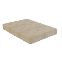 DHP 8" Independently Encased Coil Futon Mattress, Tan Linen, New in Box $399