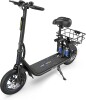 UrbanMax C1 Electric Foldable Scooter with Seat, Carry up to 265lbs, 450W Powerful Motor 25 Miles Range with Dual Shock Absorbers, 18.6mph Commuter E-Scooter with Basket With Charger On Working $799