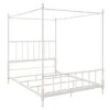 Dorel Jenny Lind Full Metal Canopy Bed in White, New in Box $399