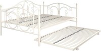 DHP Bombay Metal Twin Size Daybed Frame with Trundle, White, New in Box $399