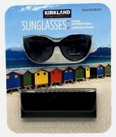 Kirkland Signature Polarized Anti-Reflective Lenses Sunglasses with Case New In Box $79