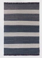 Threshold Designed with Studio McGee 7'x10' Highland Hand Woven Striped Jute/Wool Area Rug Blue New $299