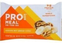 Probar Meal On The Go Banana Nut Bread, 3 Ounce / Probar Organic Mint Chocolate Core Bar, 2.46 Ounce / Assorted