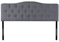 Naomi Home Cassandra Headboards for Queen Size Bed, Upholstered Button Tufted Bed Headboard, 12 Adjustable Positions Queen Headboard Only Wall Mounted Headboard Bed Backboard Linen Fabric Head Board, Light Gray New In Box $399