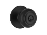 Defiant Hartford Matte Black Keyed Entry Door Knob New In Box $79