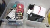 Reusable Tote of Electronics, Computer Accessories, and Misc.