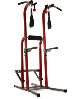 StaminaX Dip Bar & Pull-Up Bar Station with Smart Workout App in Fortress Red (Up to 250 lbs Weight Capacity), New in Box $799.99