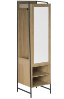 Novogratz Bushwick Wardrobe in Natural, New Open Box $349.99