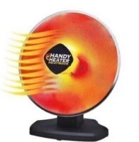 Handy Heater 1200-Watt Electric Oscillating Ceramic Parabolic Space Heater On Working $119