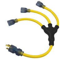 Prime GC130802, Yellow, Line Stow Adapter, 30 A, 3 12/3 AWG, 2 ft L $79