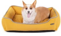 Cabbay Pet Bed with Machine Washable Removable Cover, Soft Pet Mat for Pet Cage, Square Durable Breathable Pet Bed with Anti-Slip Bottom (Large 28.9"L x 22.6"W x 7.3"Th, Yellow) New $89