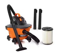 Ridgid 6 Gallon 3.5 Peak HP NXT Shop Vac Wet Dry Vacuum with General Debris Filter, Locking Hose and Accessory Attachments On Working $199