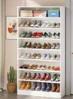 Tribesigns Freestanding Shoe Cabinet, 9-Tier 40-45 Pairs Shoe Storage Rack in White New Shelf Pull $319