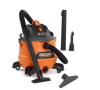 Ridgid 14 Gallon 6.0 Peak HP NXT Shop Vac Wet Dry Vacuum with Locking Hose and Accessory Attachments On Working $219