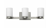 Hinkley Miley 3-Light Bathroom Vanity Light In Brushed Nickel New In Box $399