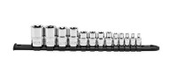 Husky 1/4 in.,3/8 in.,1/2 in. E-Torx Socket Set (13-Pieces) / Husky Metric Dual Direction Extraction Socket Set (7-Piece) / Assorted $79