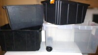 HDX 64 Qt. Latching Storage Box / Sterilite 64 qt. Storage Bin / Assorted $29