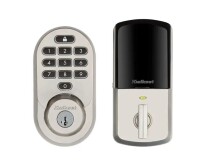 Kwikset - Halo Smart Lock Wi-Fi Replacement Deadbolt with App/Keypad/Key Access - Satin Nickel $299