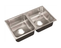 JUST MANUFACTURING UD-1832-A 18-Gauge Stainless Steel 18 in. I.D. x 32 in. x 8 in. Double Bowl Undermount Kitchen Sink New In Box $1499